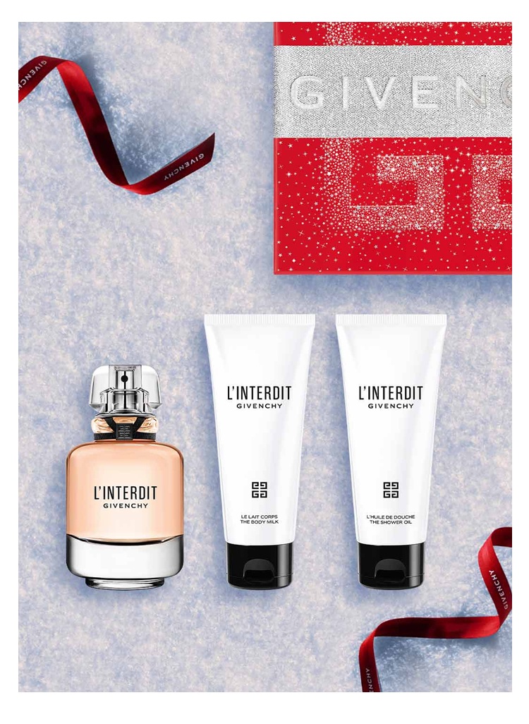 商品Givenchy|纪梵希心无禁忌2022限量香水套装 [浓香水50ml+沐浴油75ml+润肤露75ml],价格¥663,第12张图片详细描述