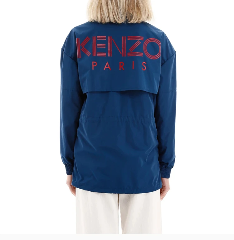 商品Kenzo|Kenzo 高田贤三 女士蓝色尼龙外套 FA52BL106567-73,价格¥2443,第6张图片详细描述