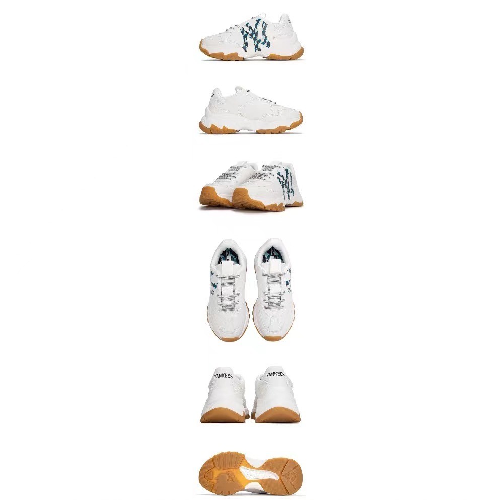 商品MLB|【享贝家】MLB 厚底增高休闲老爹鞋 男女同款 白色 3ASHCGM2N-50WHS,价格¥526,第3张图片详细描述