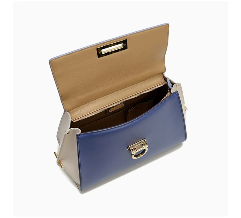 商品[国内直发] Salvatore Ferragamo|SALVATORE FERRAGAMO 深蓝色女士斜挎包 21-E530-608517,价格¥13903,第7张图片详细描述