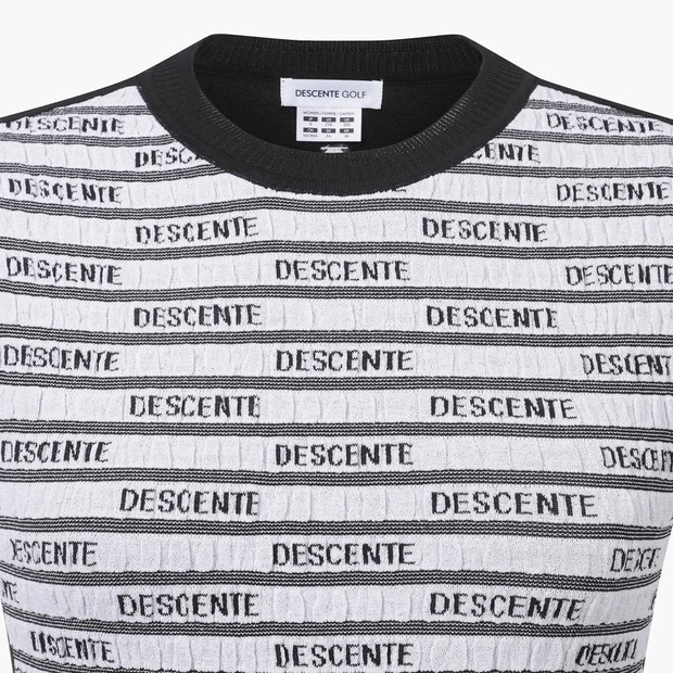 商品【预售商品15天发货】 DESCENTE|高球系列女性图案针织无袖上衣适合夏季 DP12WFKV33-BLKG,价格¥959,第13张图片详细描述