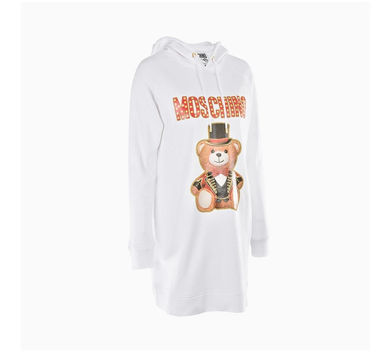 商品[国内直发] Moschino|MOSCHINO 白色女士卫衣/帽衫 EV0453-0527-3001,价格¥1457,第4张图片详细描述
