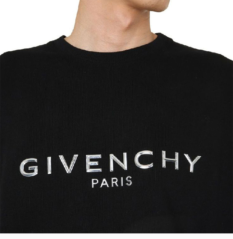 商品[国内直发] Givenchy|Givenchy 纪梵希 男士黑色印花运动衫 BMJ06S30AF-001,价格¥5642,第8张图片详细描述