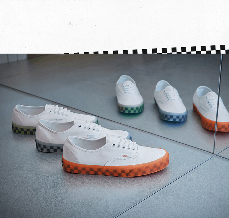 商品Vans|【Brilliant|包邮包税】万斯 AUTHENTIC  运动鞋 帆布鞋  VN0A5KRDAVD (TRANSLUCENT) TRUE WHITE/GREEN ASH,价格¥281,第4张图片详细描述