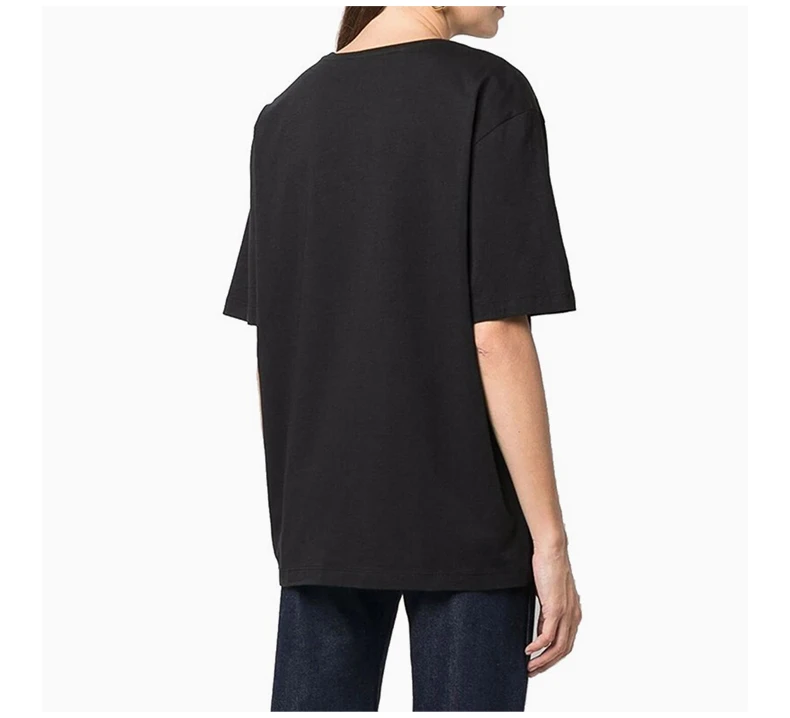 商品Moschino|MOSCHINO 黑色女士T恤 W4F8744-M3876-C74,价格¥521,第6张图片详细描述