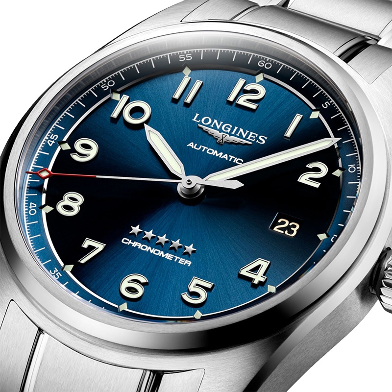 商品Longines|现货 LONGINES浪琴 浪琴先行者系列男士自动机械腕表套装蓝盘 40毫米,价格¥14357,第2张图片详细描述