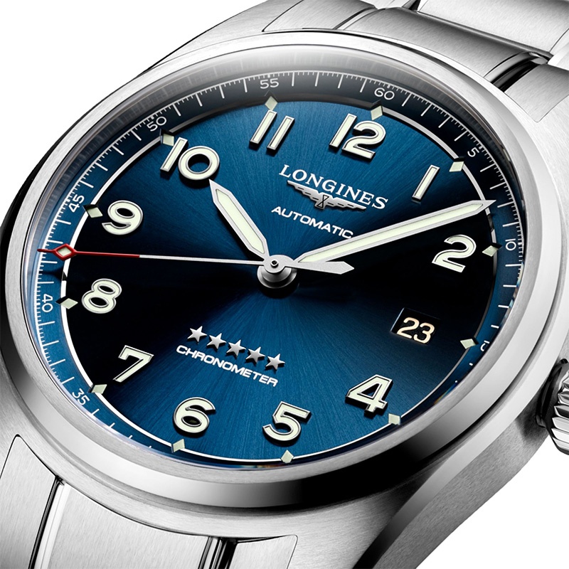 商品Longines|现货 LONGINES浪琴 浪琴先行者系列男士自动机械腕表套装蓝盘 40毫米,价格¥14302,第2张图片详细描述