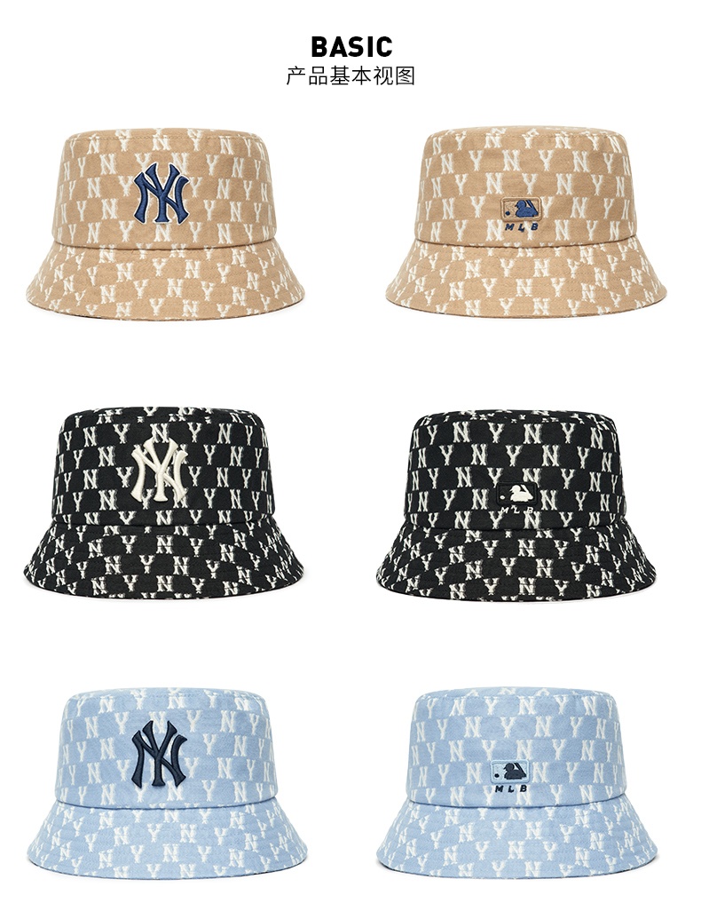 商品[国内直发] MLB|【官方防伪验证 国内发】MLB官方 男女帽子复古老花渔夫帽时尚运动休闲22年春季新款 3AHTFF02N,价格¥193,第7张图片详细描述