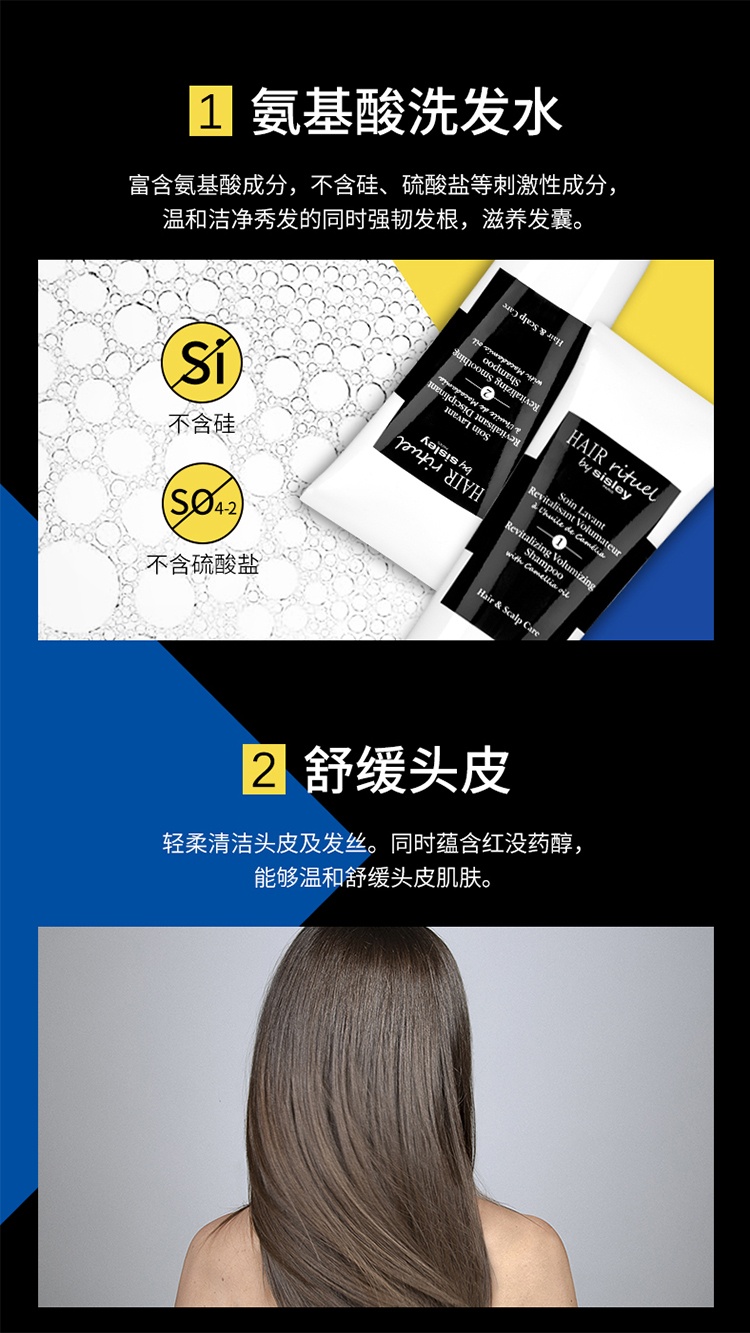 商品Sisley|sisley希思黎 睿秀赋活全系列洗发露 200ML 200ml【丰盈】,价格¥407,第2张图片详细描述