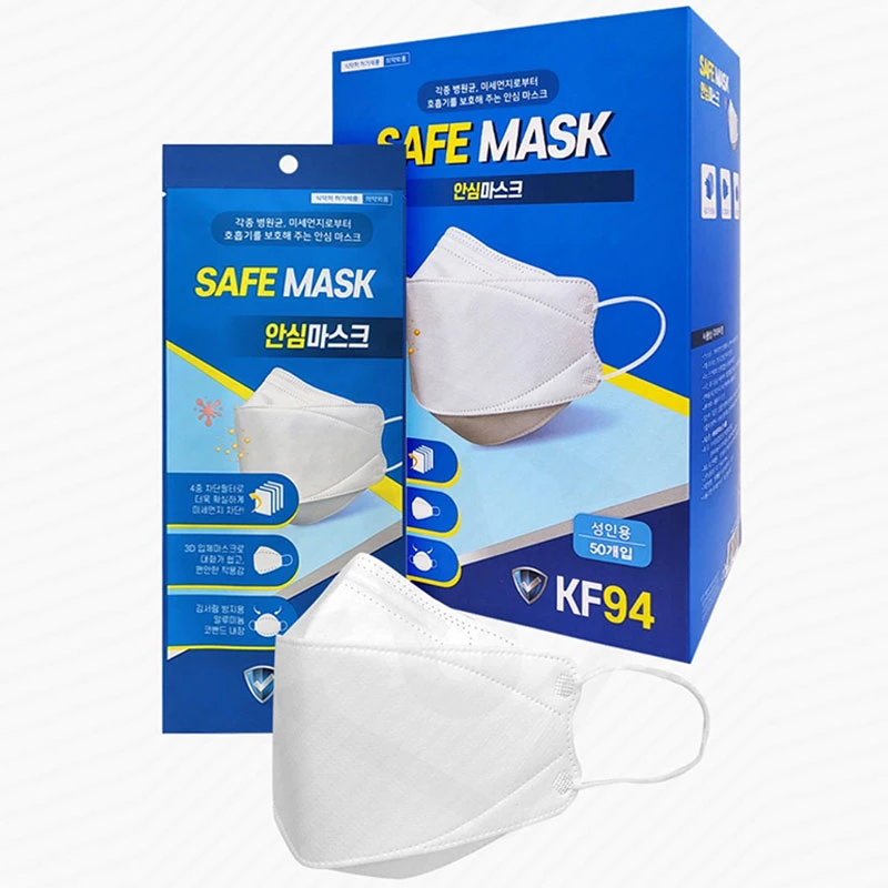 商品SAFE MASK|【享贝家】（国内发货，下单后不能取消）韩国SAFE MASK KF-94口罩 白色 100片/盒 KF-94 SAFE MASK WHT-L,价格¥53,第1张图片详细描述