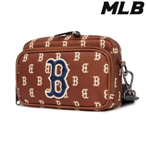 商品MLB|【享贝家】MLB （国内现货）NY男女斜挎包洋基队印花时尚单肩手机包迷你米白色\红棕色 3ACRS012N-50CRD  3ACRS012N-43BRD  G-LY,价格¥422,第10张图片详细描述