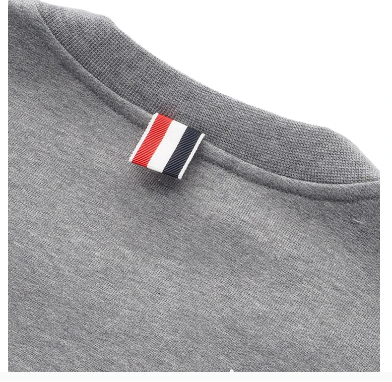 商品Thom Browne|THOM BROWNE 男士灰色卫衣 MJT289E-06931-035,价格¥3707,第8张图片详细描述