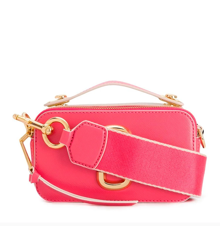 商品Marc Jacobs|MARC JACOBS 马克·雅可布  女士粉色单肩包斜挎包 M0015797-652,价格¥891,第4张图片详细描述