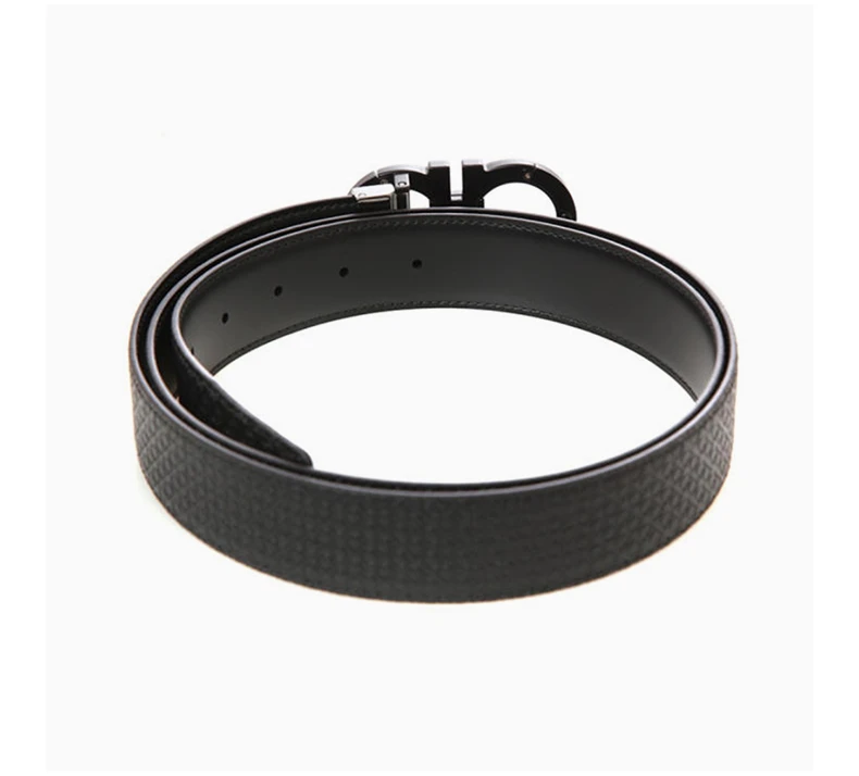 商品Salvatore Ferragamo|SALVATORE FERRAGAMO 黑色男士腰带 67-0049-745872,价格¥2673,第5张图片详细描述