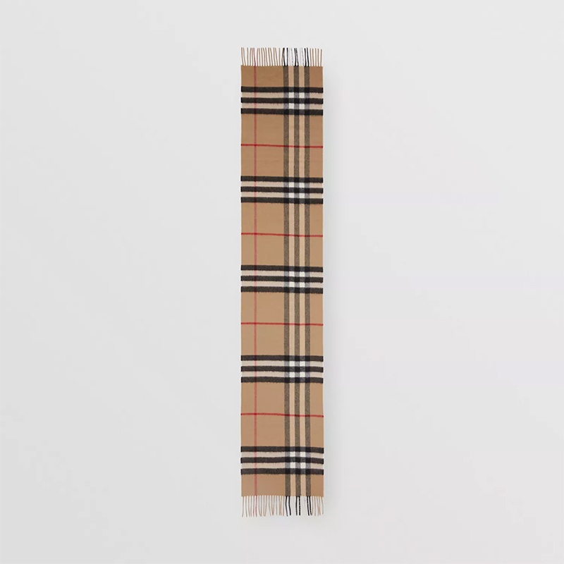 商品Burberry|BURBERRY/博柏利  早秋 经典格纹羊绒围巾 ,价格¥3654,第12张图片详细描述