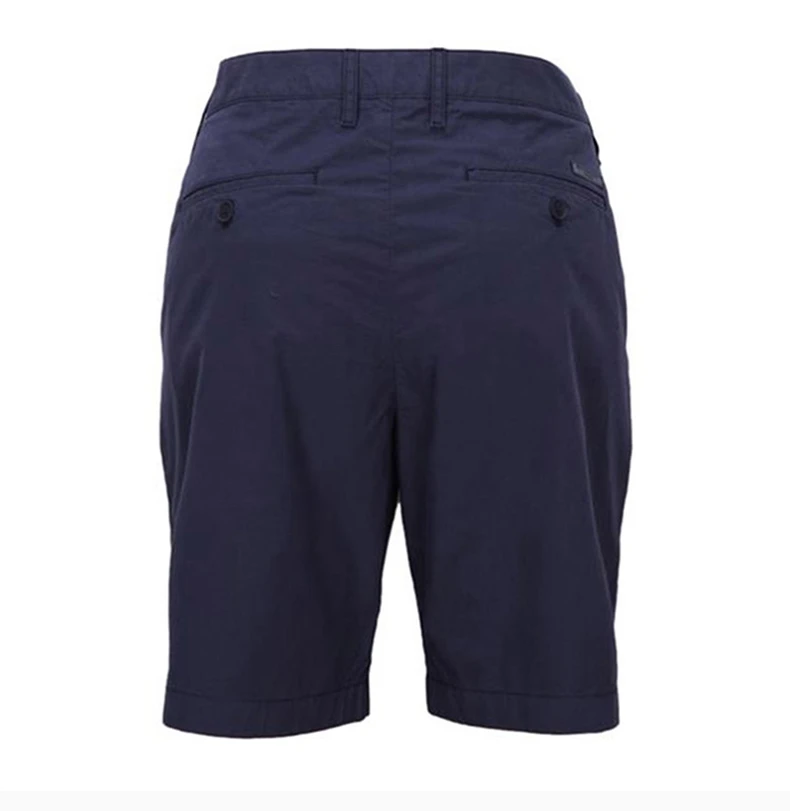 商品Burberry|Burberry 博柏利 男士纯色蓝色直筒休闲短裤 4011808,价格¥1164,第4张图片详细描述