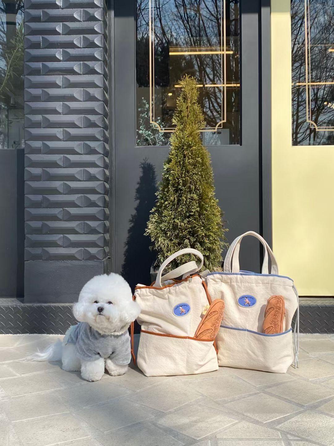 商品[国内直发] Taaffe|法棍男孩儿出游亲子包（蓝色边）|Baugette Boy Bag,价格¥828,第21张图片详细描述