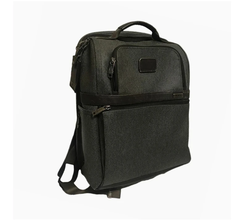 商品[国内直发] Tumi|TUMI 灰色男士双肩包 026177EG2,价格¥2770,第5张图片详细描述