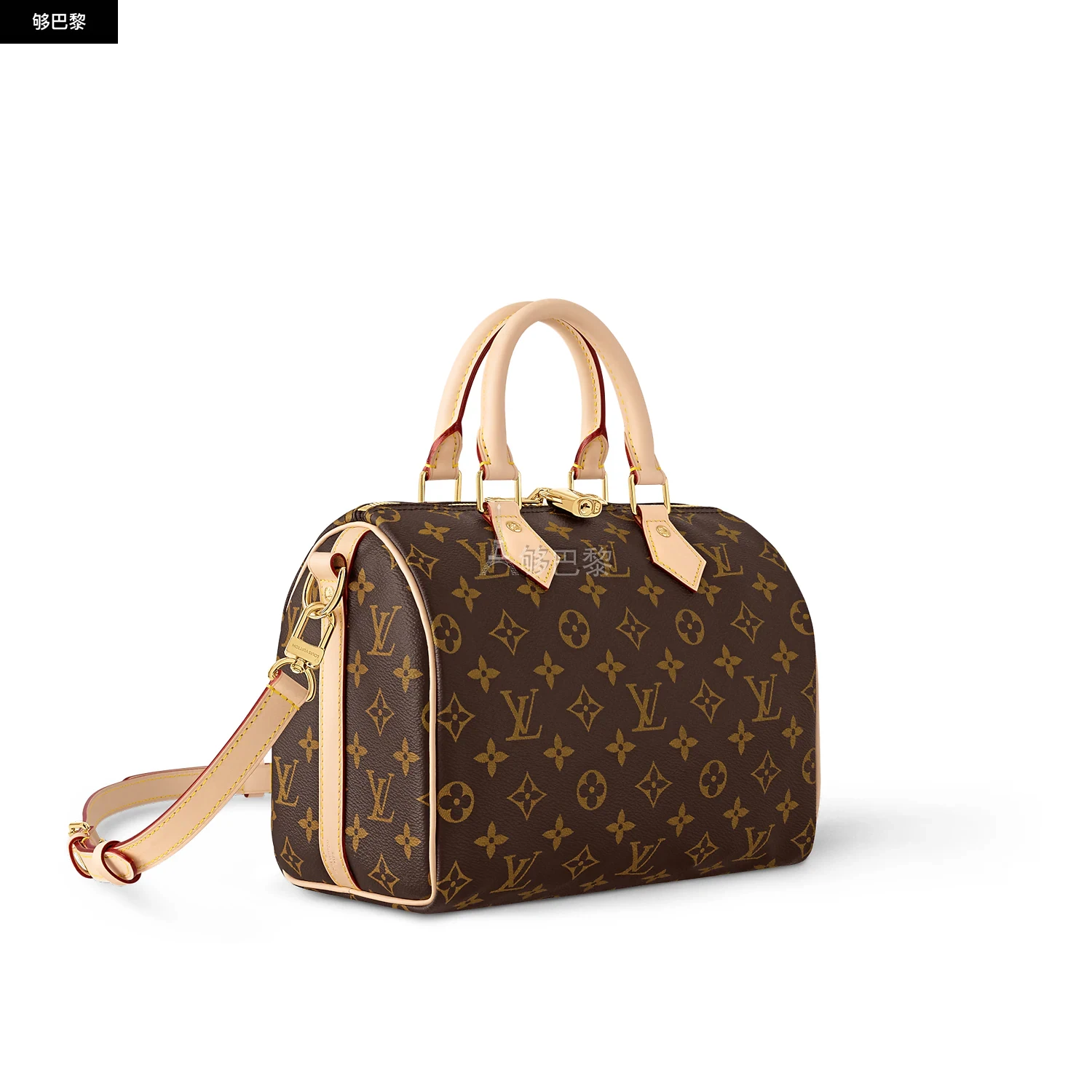 商品Louis Vuitton|【预售】 LV路易威登 25春夏 女士 单肩包 SPEEDY BANDOULIÈRE 25 手袋 M46977 ,价格¥17086,第5张图片详细描述