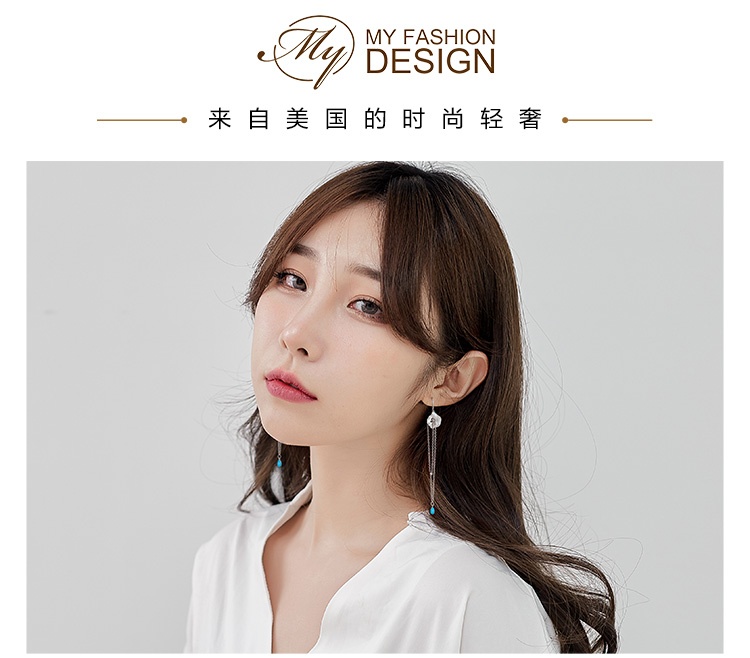 商品[国内直发] MYFD|【MYFD】耳环女长款 S925银随心随性系列之荷叶耳钉,价格¥74,第2张图片详细描述