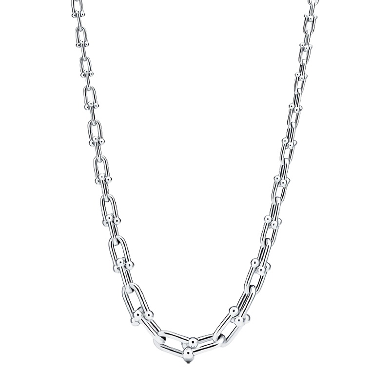 商品Tiffany & Co.|  Tiffany & Co./蒂芙尼 Tiffany HardWear系列 18英寸长 Graduated纯银链环项链GRP09762,价格¥27362,第3张图片详细描述