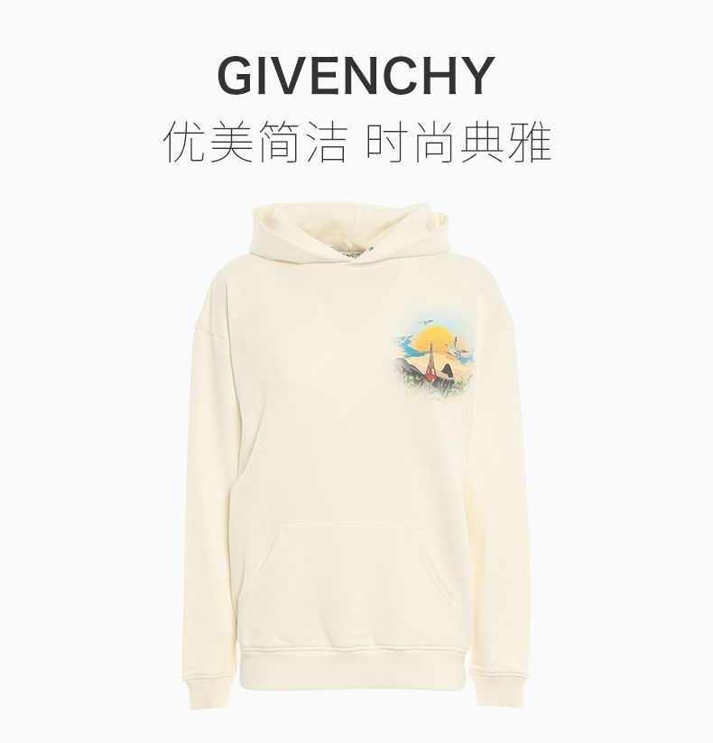 商品[国内直发] Givenchy|Givenchy 女士印花卫衣/帽衫 BWJ01C3Z4P-105,价格¥5395,第1张图片详细描述