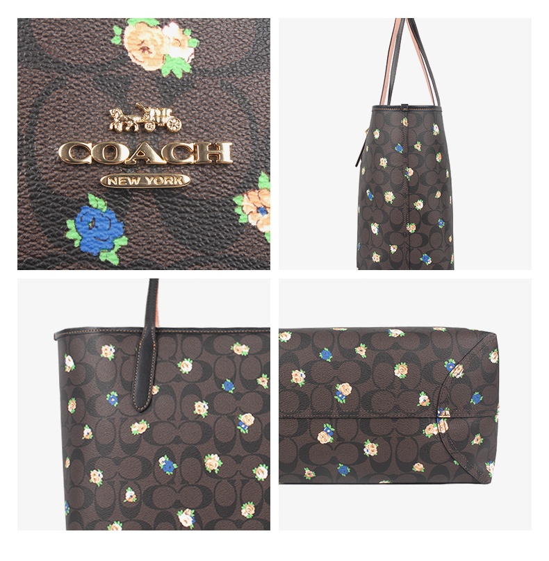 商品Coach|COACH 奥莱款女士PVC配皮单肩斜挎手提包 C7274IMOSN,价格¥1437,第7张图片详细描述
