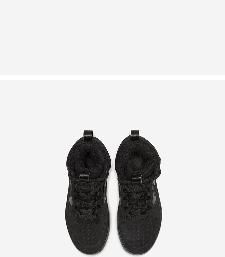 商品【预售商品15天发货】 NIKE|【Brilliant|包邮包税】耐克 COURT BOROUGH MID 2 BOOT BP 儿童  靴子 毛靴  CQ4026 001,价格¥272,第3张图片详细描述