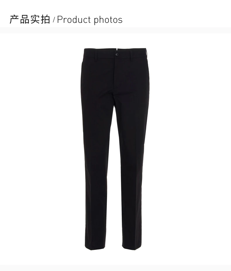 商品[国内直发] Prada|PRADA 男士西装裤黑色 SPE12-1GQS-F0002,价格¥5382,第4张图片详细描述