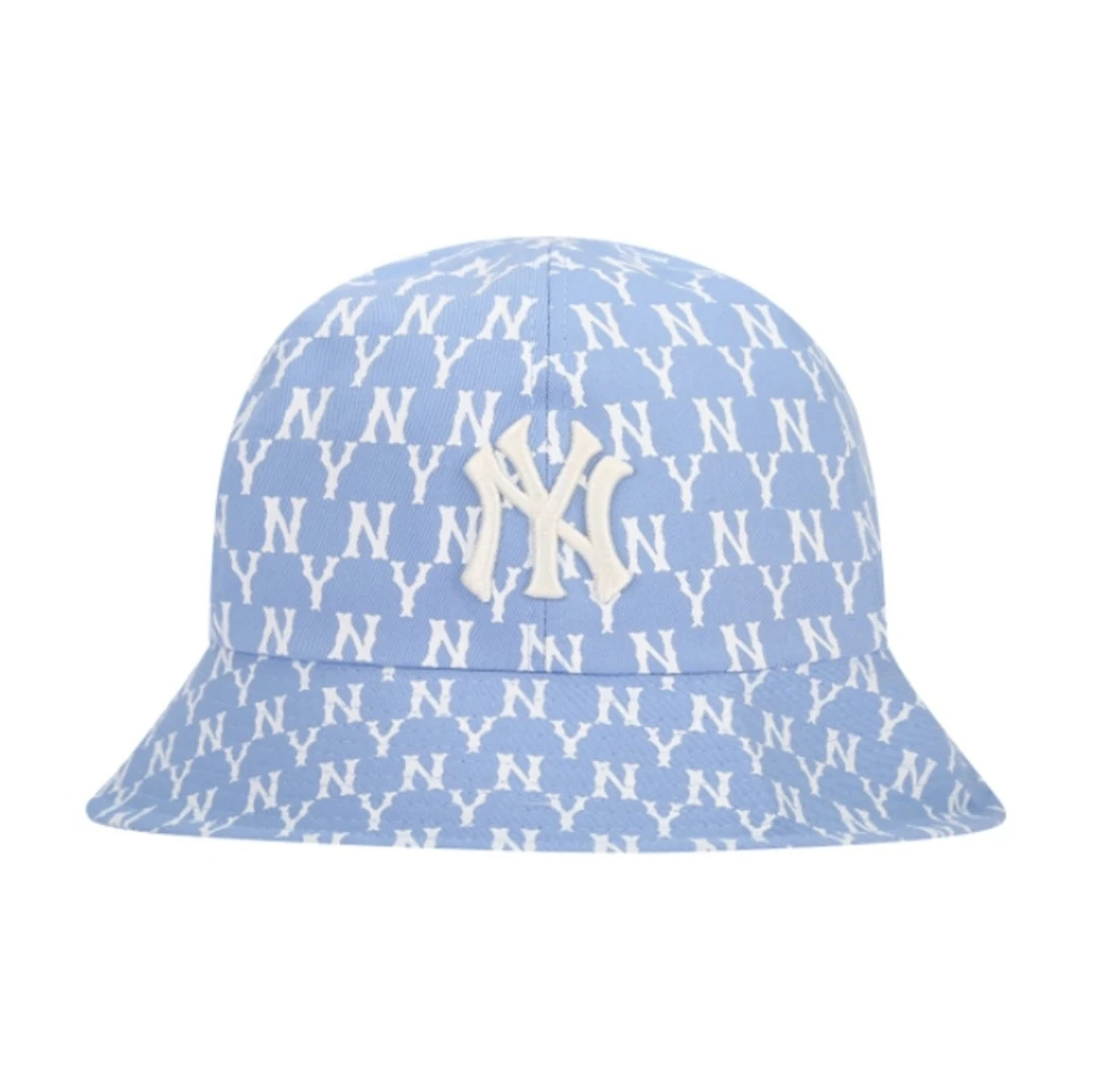 商品MLB|【享贝家】ZY- MLB 时尚刺绣logo圆顶 渔夫帽 男女同款  蓝色 32CPHA111-50S,价格¥209,第1张图片详细描述