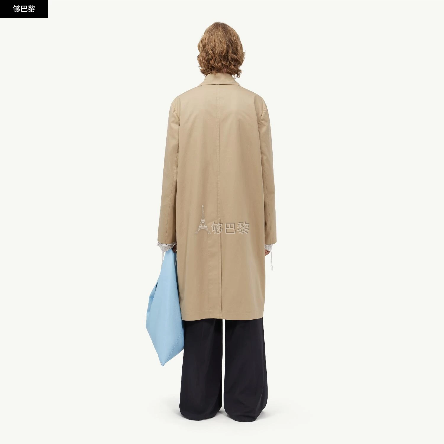 商品MM6|【预售】 MM6 MAISON MARGIELA 24秋冬 男士 风衣 Trench-coat longueur genou S52AH0056S52532114,价格¥9917,第5张图片详细描述