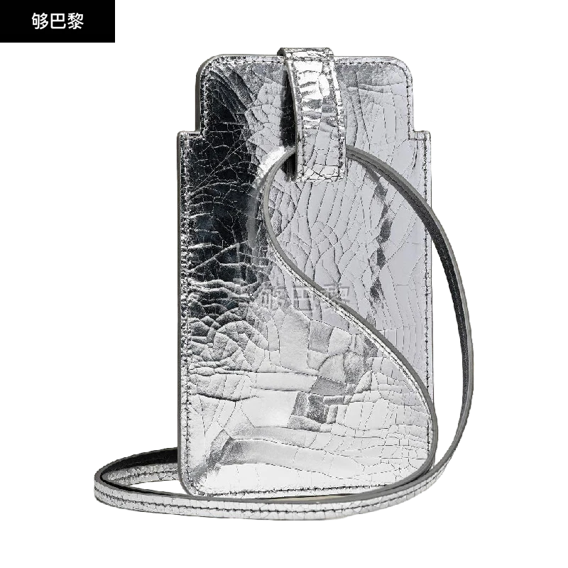 商品MAISON MARGIELA|包邮包税【预售7天发货】 MAISON MARGIELA 24春夏 女士 手机包 Étui de téléphone effet miroir SA3VZ0002P5016H7730,价格¥3005,第2张图片详细描述