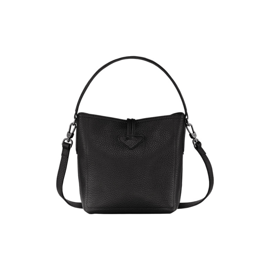 商品[国内直发] Longchamp|【现货】珑骧女包LONGCHAMP 新款ROSEAU ESSENTIAL17 女士牛皮竹节扣单肩包手提包水桶包灰色小号礼物送女友10159 968 112,价格¥1026,第12张图片详细描述