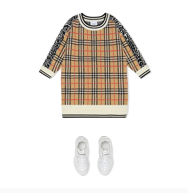 商品Burberry|BURBERRY 格纹女童连衣裙 8029168,价格¥2252,第7张图片详细描述