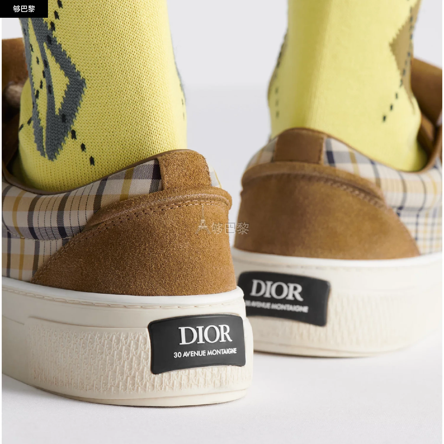 商品Dior|【预售】 迪奥 25春夏 男士 休闲运动鞋 B33 Spin 运动鞋 – 限量编号版 3SN329ZFI_H796,价格¥10133,第6张图片详细描述