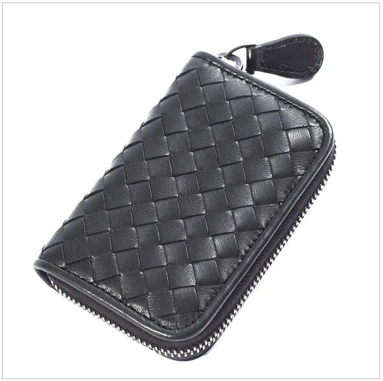 商品[国内直发] Bottega Veneta|BOTTEGA VENETA 黑色男士零钱包 114075-V001N-1000,价格¥2609,第6张图片详细描述