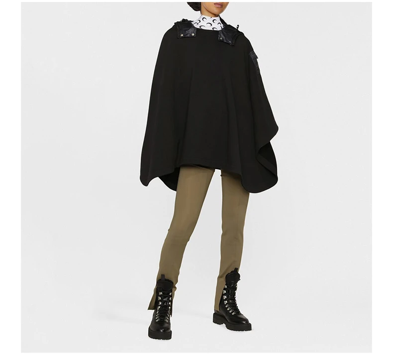 商品[国内直发] Moncler|MONCLER 女士斗篷黑色 3G00008-809EL-999,价格¥5350,第5张图片详细描述