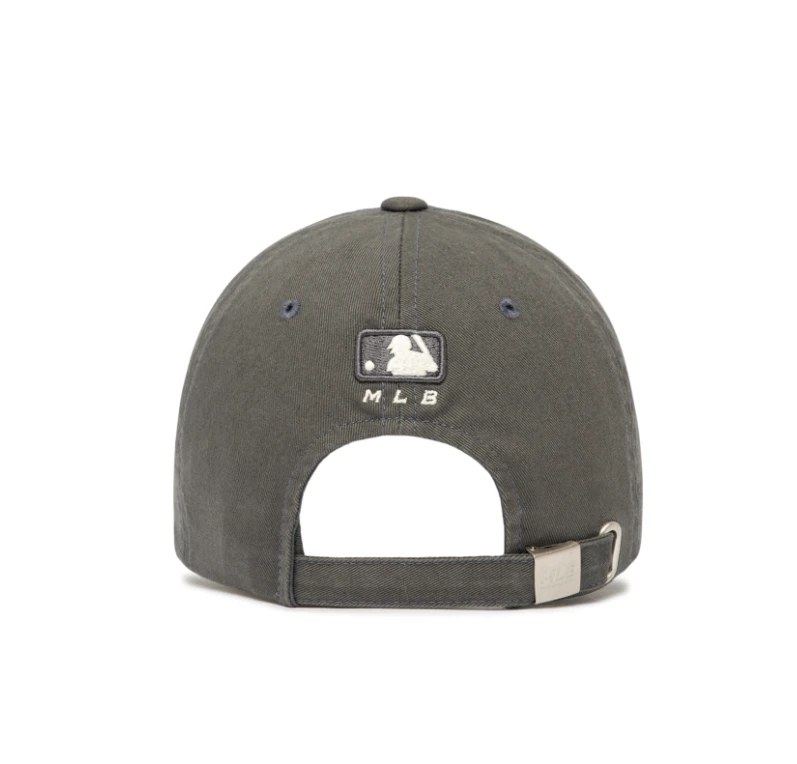 商品MLB|【享贝家】ZY- MLB 复古软顶LA小标棒球帽 遮阳鸭舌帽 男女同款 炭灰色 3ACP7701N-07CGS,价格¥184,第5张图片详细描述