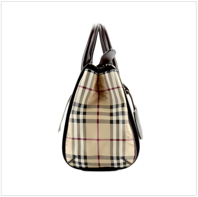 商品[国内直发] Burberry|BURBERRY 格纹女士手提包 3870759,价格¥7629,第7张图片详细描述