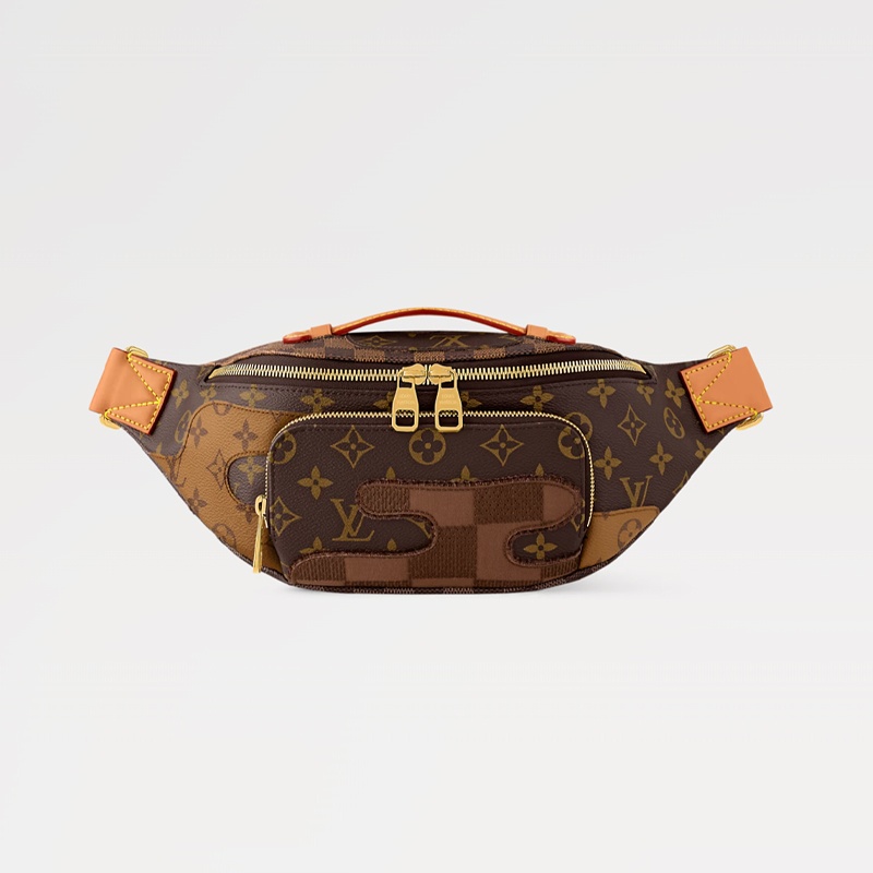 商品Louis Vuitton|【预售十天】路易威登男士棕色老花风景画布Rush 腰包 M15271,价格¥19756,第15张图片详细描述