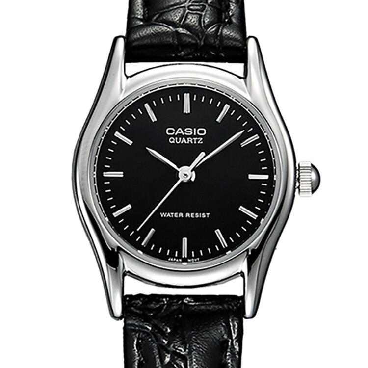 商品[国内直发] Casio|卡西欧（CASIO）女士石英手表黑色LTP-1094E-1A-黑色-LTP-1094E-1A,价格¥197,第4张图片详细描述