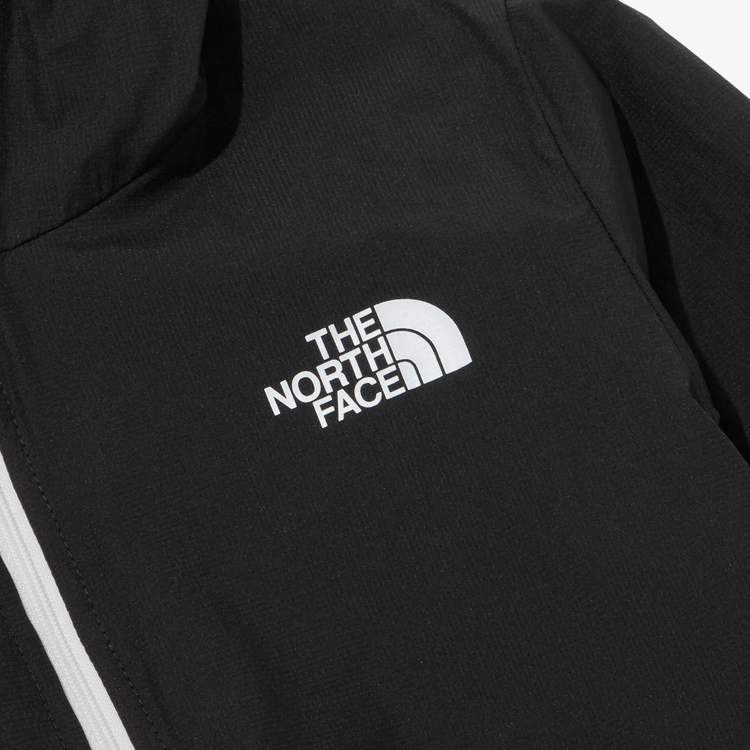 商品The North Face|【Brilliant|别样周年庆特惠】北面儿童紧凑型透气 EX 夹克 K'S COMPACT AIRY JACKET BLACK NJ3LP06T,价格¥474,第4张图片详细描述