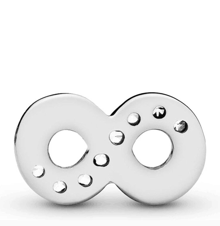 商品PANDORA|PANDORA 潘多拉 银色无限的爱小装饰 792178CZ,价格¥113,第4张图片详细描述