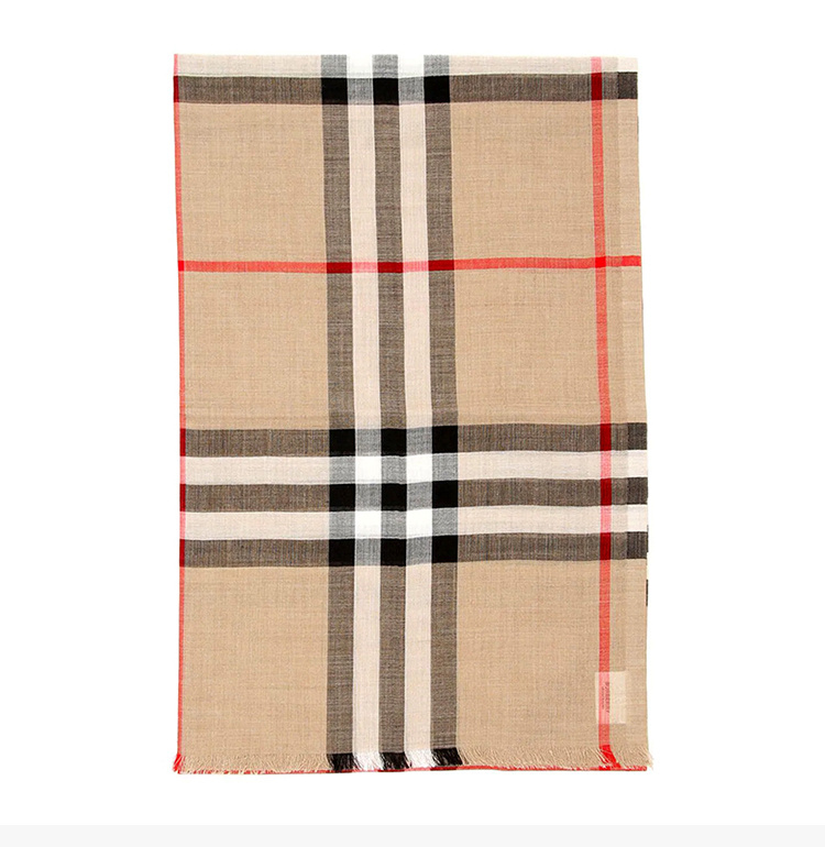 商品Burberry|BURBERRY 格纹女士围巾 8018468,价格¥1652,第7张图片详细描述
