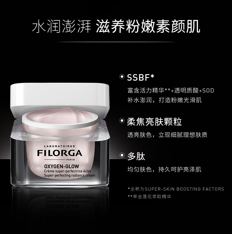 商品Filorga|Filorga菲洛嘉「Yogurt霜」粉颜光采面霜50ml,价格¥303,第5张图片详细描述