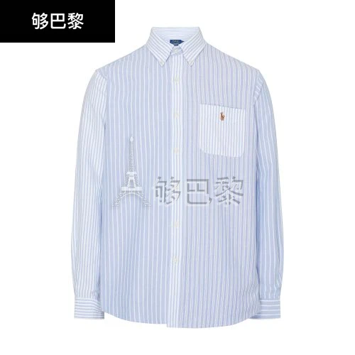 商品Ralph Lauren|【预售】 男士 长袖衬衫 衬衫  Z236SC31-710897269/2 RALX4M2EBLU,价格¥2168,第2张图片详细描述