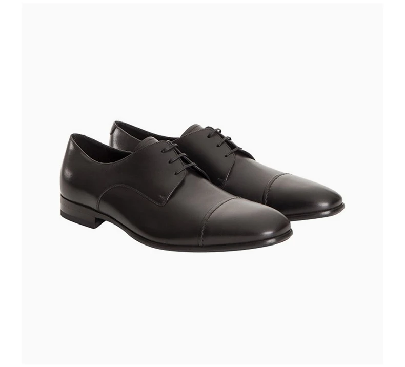 商品Salvatore Ferragamo|SALVATORE FERRAGAMO 黑色男士系带正装鞋 0618440,价格¥2673,第7张图片详细描述