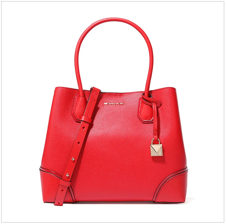 商品Michael Kors|Michael Kors 迈克高仕 女士时尚手提单肩包 30H7GZ5T6A-BrightRed,价格¥2457,第4张图片详细描述