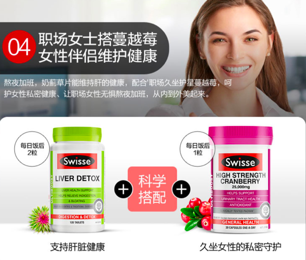 商品Swisse|奶蓟草 天然护肝片 180粒【由于春节假期 1.31~2.13暂停发货】,价格¥190,第7张图片详细描述