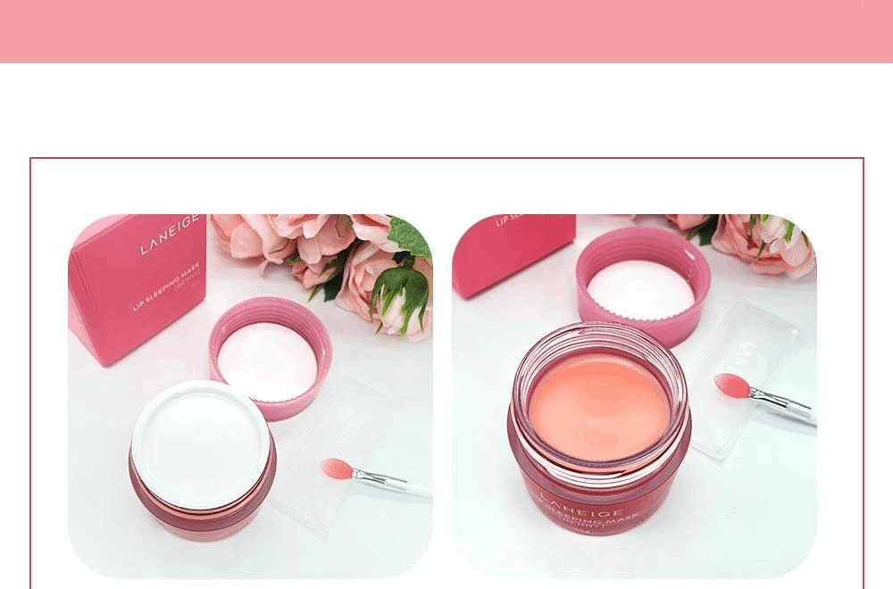 商品【预售商品15天发货】 Laneige|【包邮包税】兰芝夜间保湿修护唇膜_浆果味 20g /夜间保湿修护唇膜迷你套装 8g*4,价格¥118,第5张图片详细描述